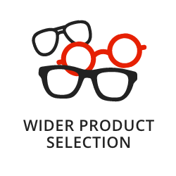wider product selection