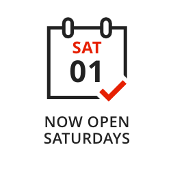 Now open Saturdays